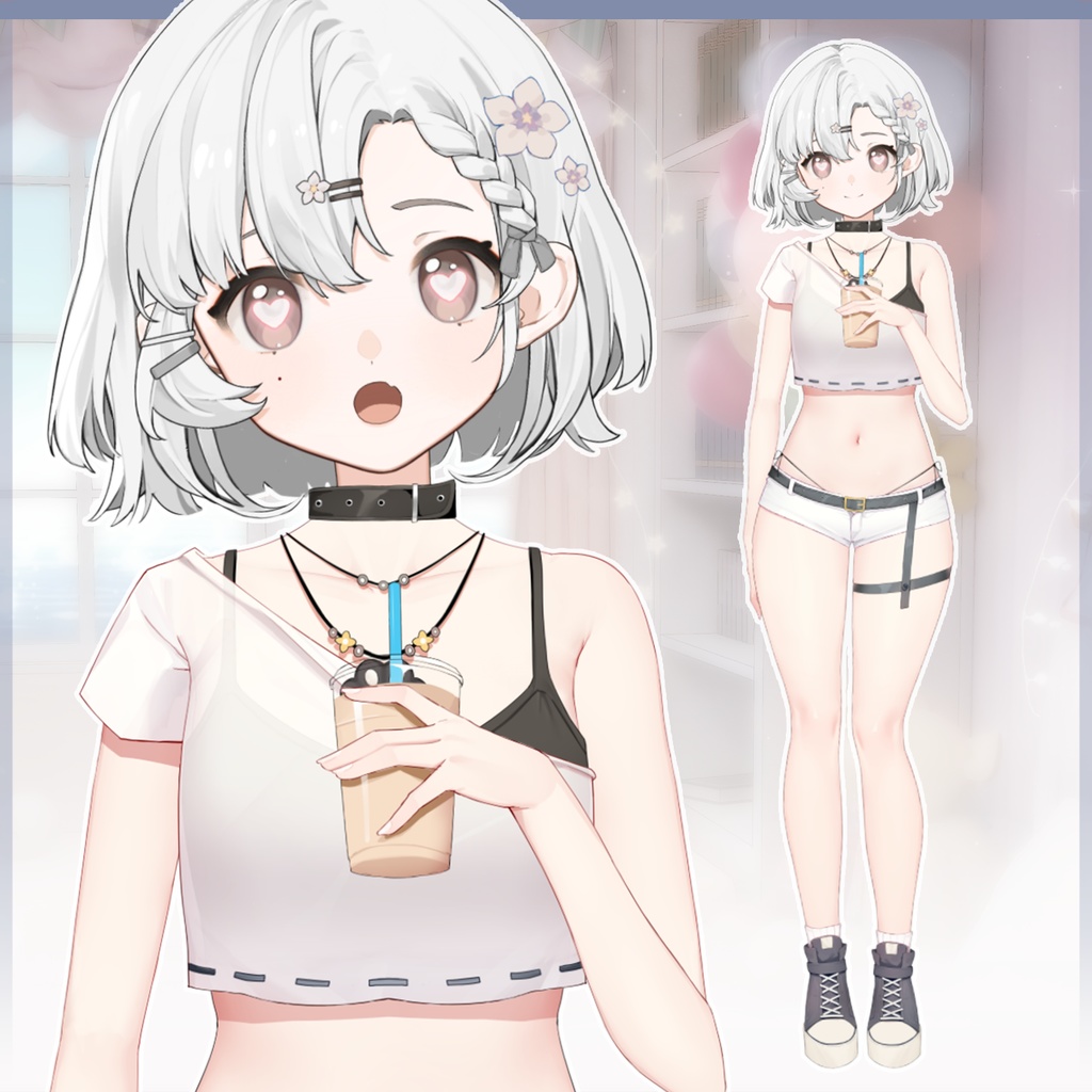 【Vts】【VTuber向け】【云步】Vtuber新作衣装/ダイナミックVTSペンダントセット