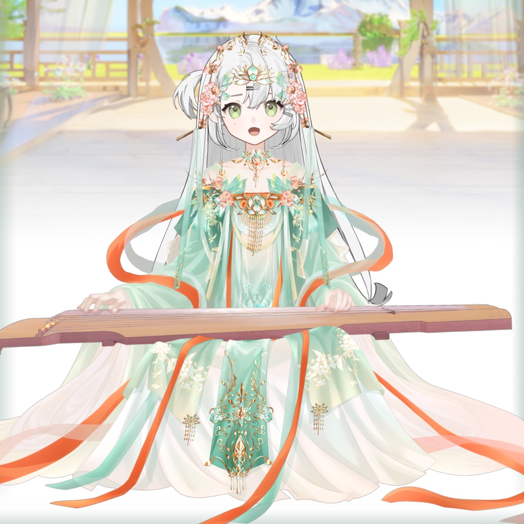 【Vts】【VTuber向け】【青云】Vtuberです新作衣装/ダイナミックVTSペンダントセット