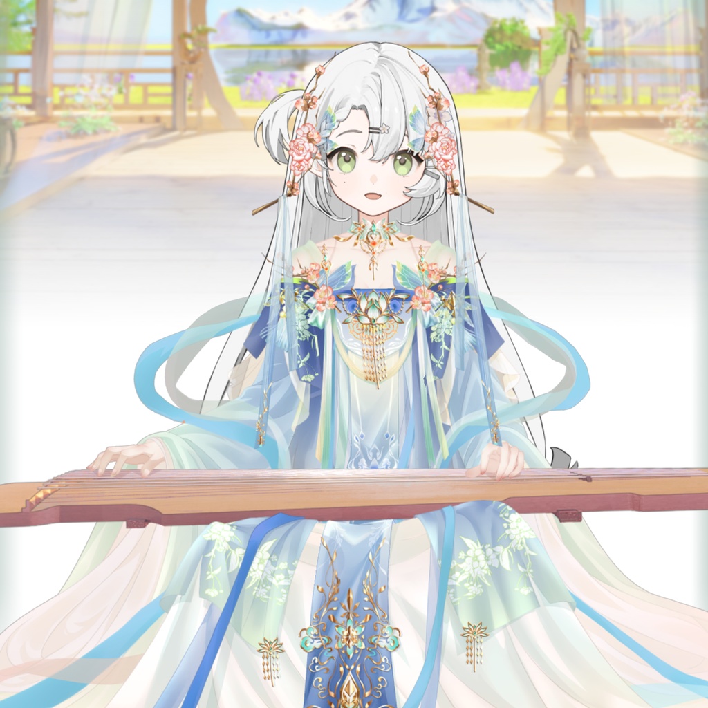 【Vts】【VTuber向け】【青云】Vtuberです新作衣装/ダイナミックVTSペンダントセット