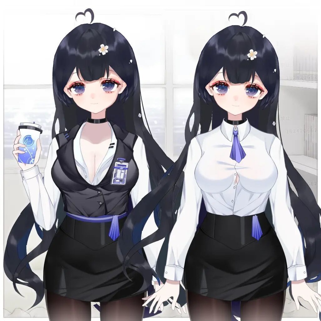 【Vts】【VTuber向け】【秘书】Vtuberです新作衣装/ダイナミックVTSペンダントセット