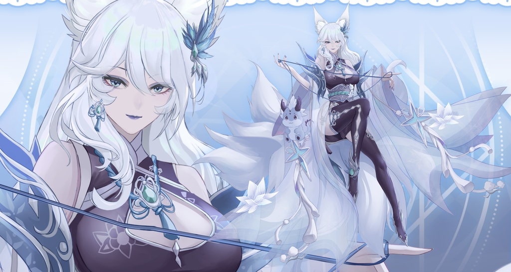 【Vts】【VTuber向け】【ライブui】【Live 2D】【时冰】Live2D完成品モデリング/Vtuber汎用モデル