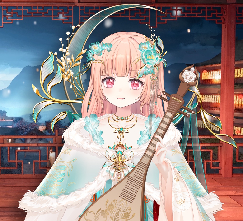 【琵琶】【Vts】【VTuber向け】Vtuberです新作衣装/ダイナミックVTSペンダントセット