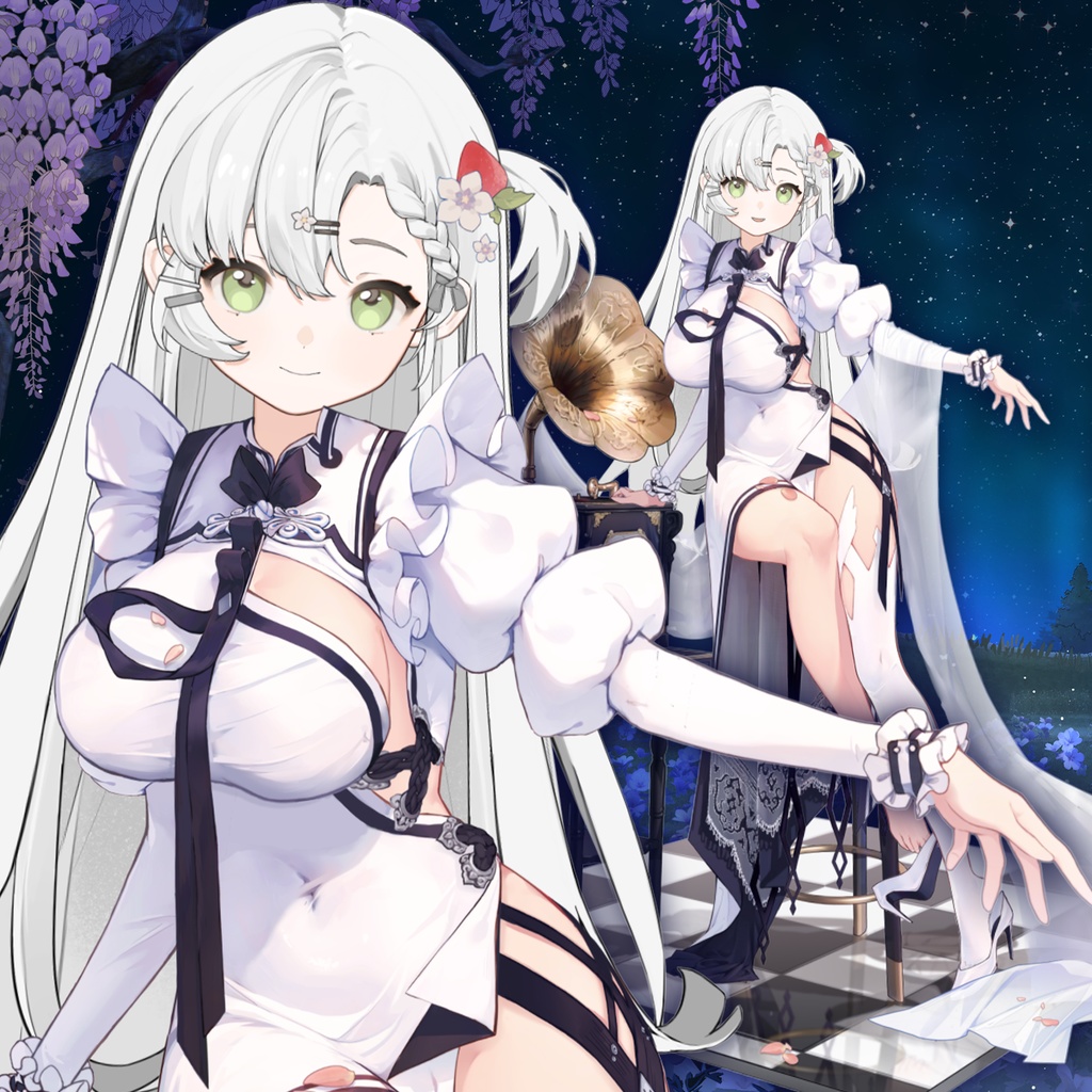 【Vts】【VTuber向け】【白色情人】バレンタインデー❤Vtsダイナミックペンダント/Vtuberです新作衣装/ダイナミックVTSペンダントセット