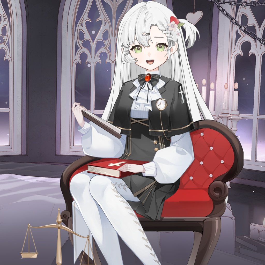 12星座シリーズ【天秤座♎】【Vts】【VTuber向け】Vtuberです新作衣装/ダイナミックVTSペンダントセット