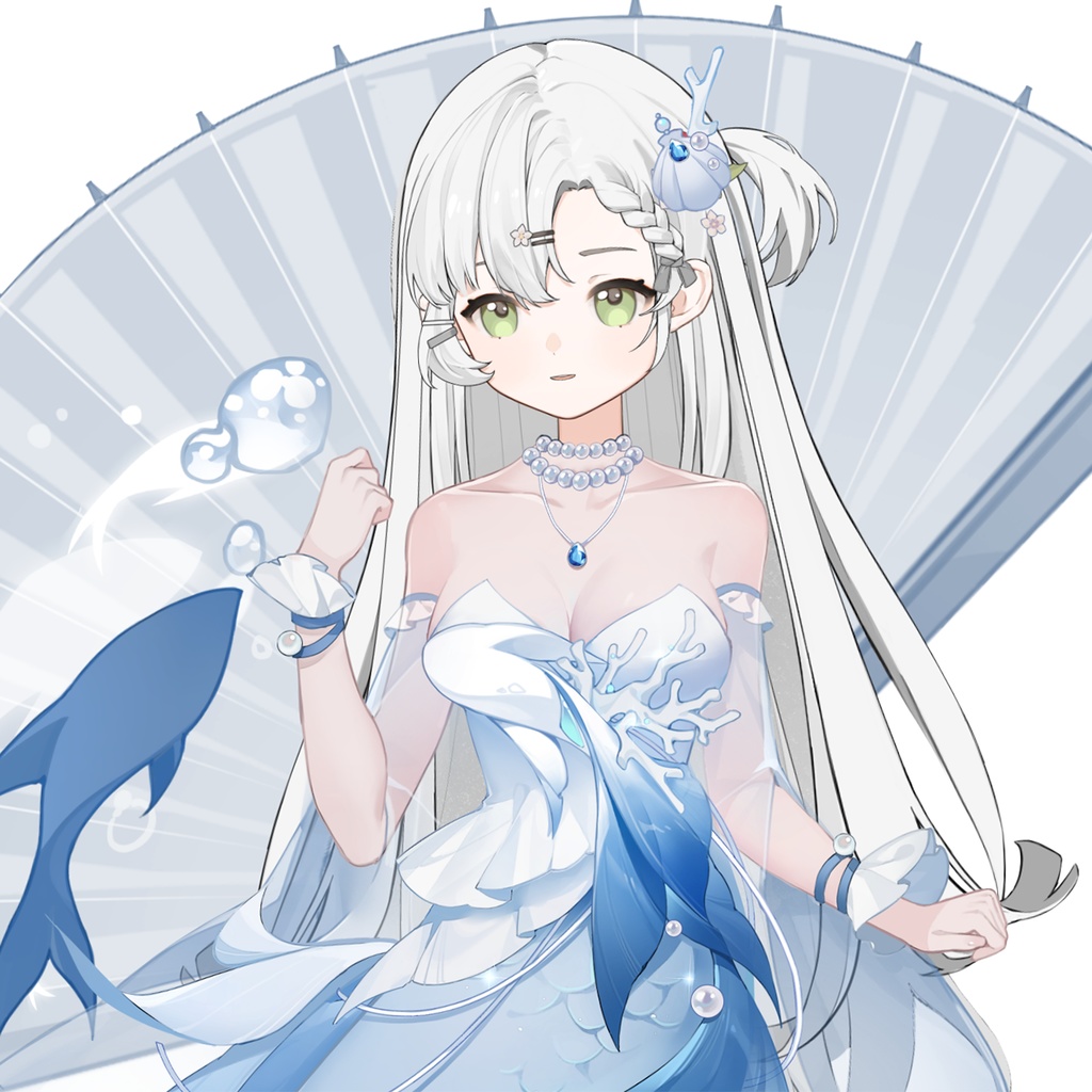 12星座シリーズ【双鱼座♓】【Vts】【VTuber向け】Vtuberです新作衣装/ダイナミックVTSペンダントセット