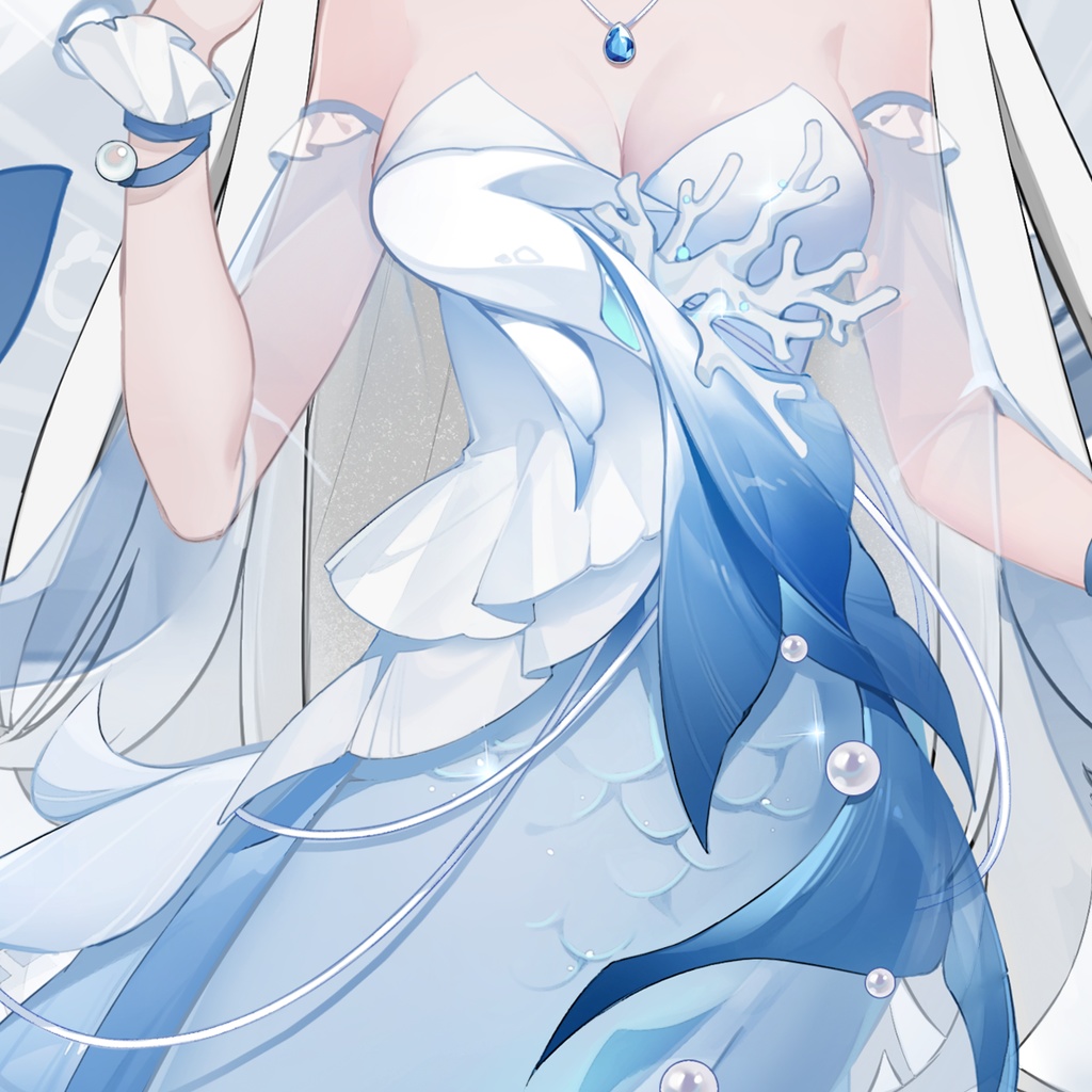 12星座シリーズ【双鱼座♓】【Vts】【VTuber向け】Vtuberです新作衣装/ダイナミックVTSペンダントセット