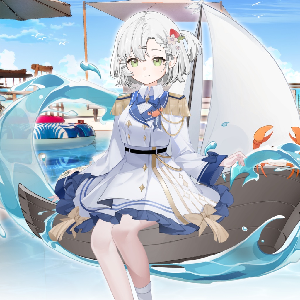 12星座シリーズ【巨蟹座♋】【Vts】【VTuber向け】Vtuberです新作衣装/ダイナミックVTSペンダントセット