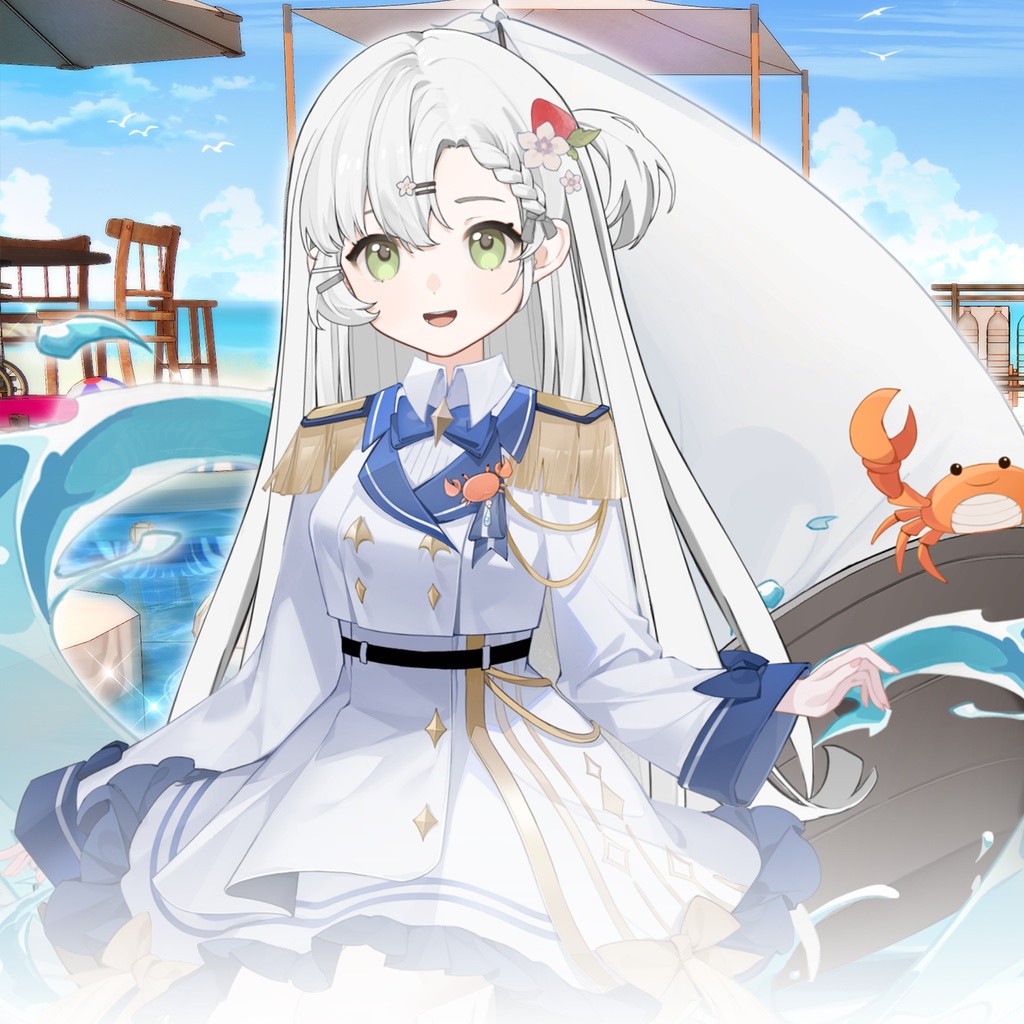 12星座シリーズ【巨蟹座♋】【Vts】【VTuber向け】Vtuberです新作衣装/ダイナミックVTSペンダントセット