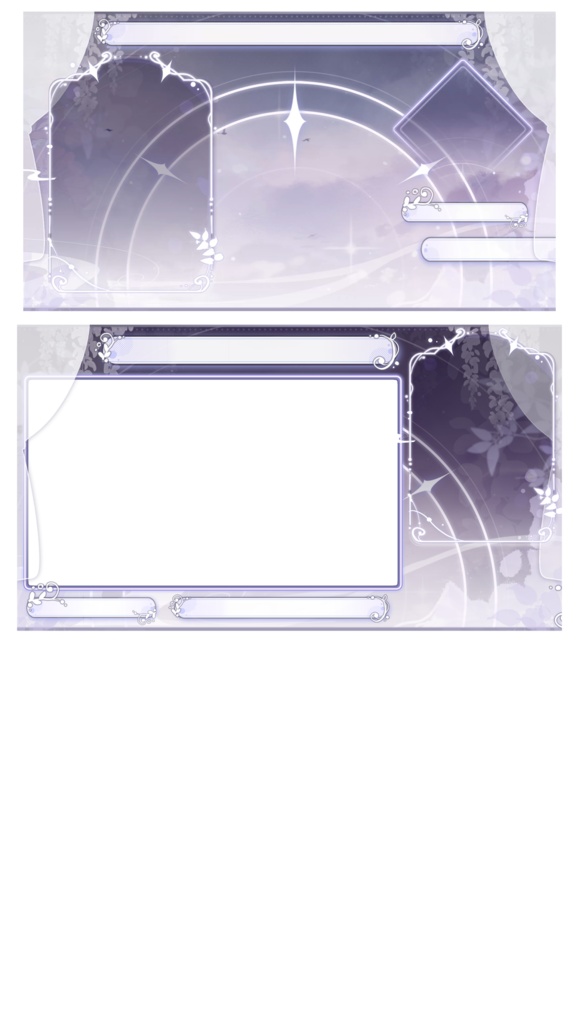 量販スキンと背景UI【紫雲】Vupライブ量販スキン/少女スキン/バーチャルYouTuber