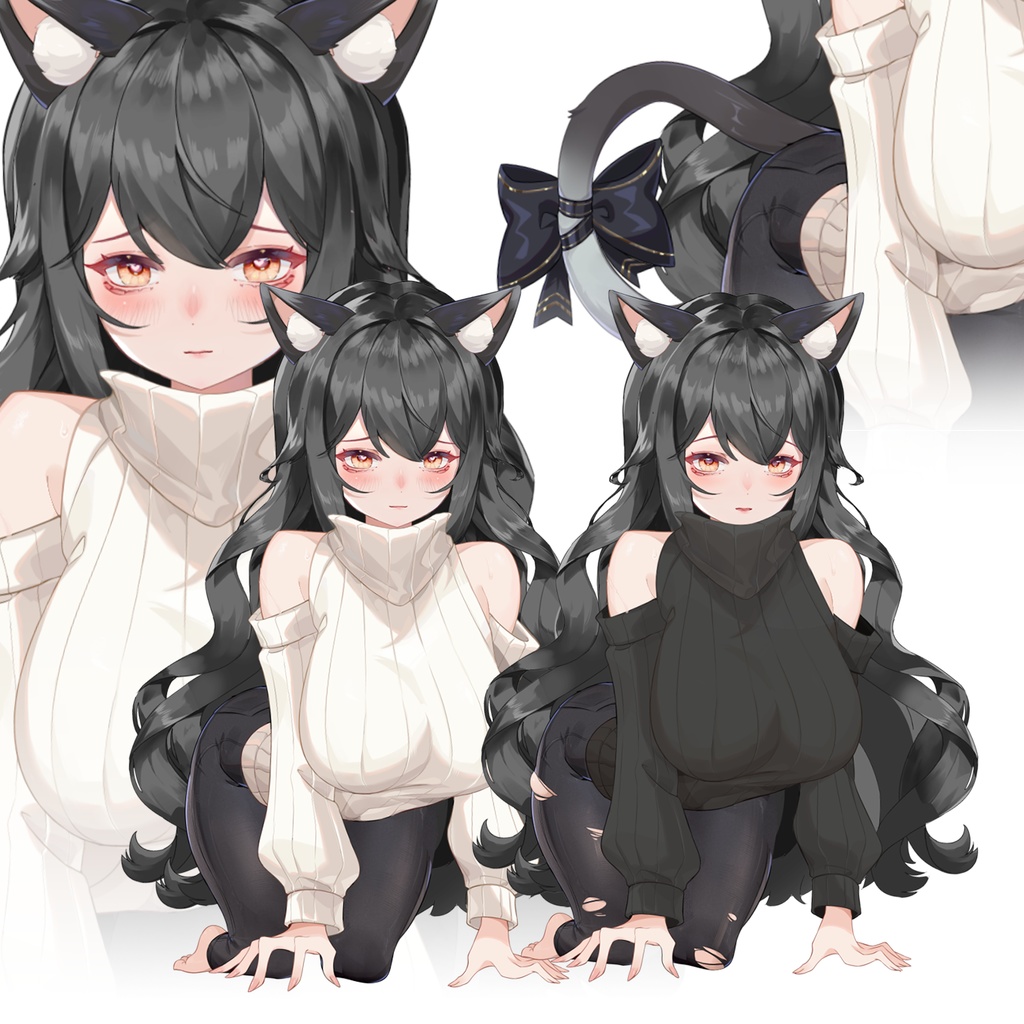 【Vts】【VTuber向け】【猫咪毛衣】Vtuberライブダイナミックな新着/バーチャルキャスターVTSダイナミックペンダント