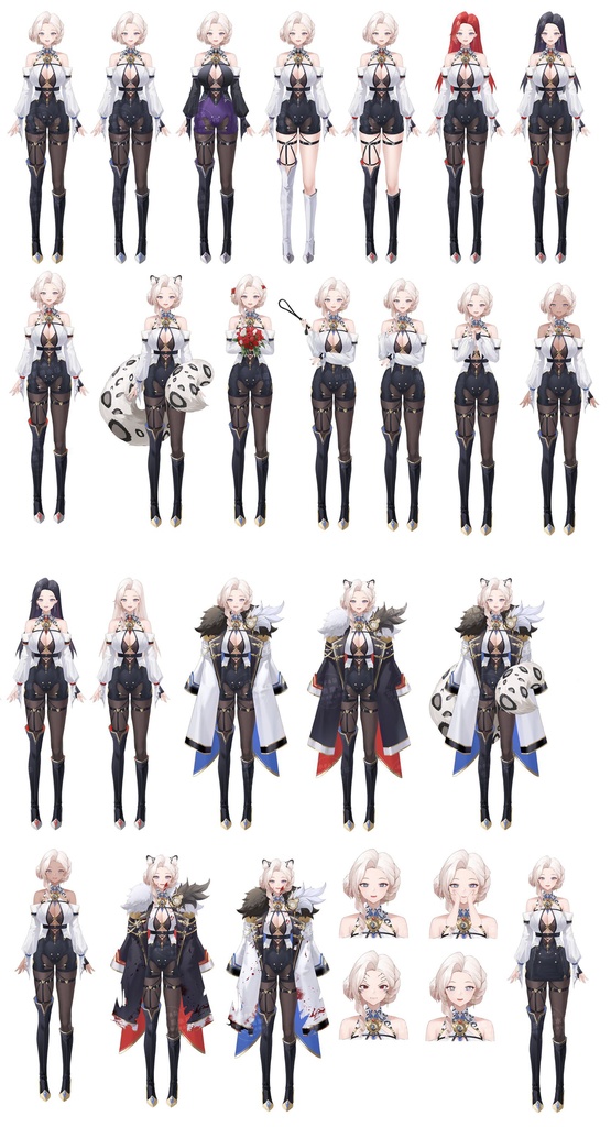 量販スキンと背景UI【IRENE】Vupライブ量販スキン/少女スキン/バーチャルYouTuber