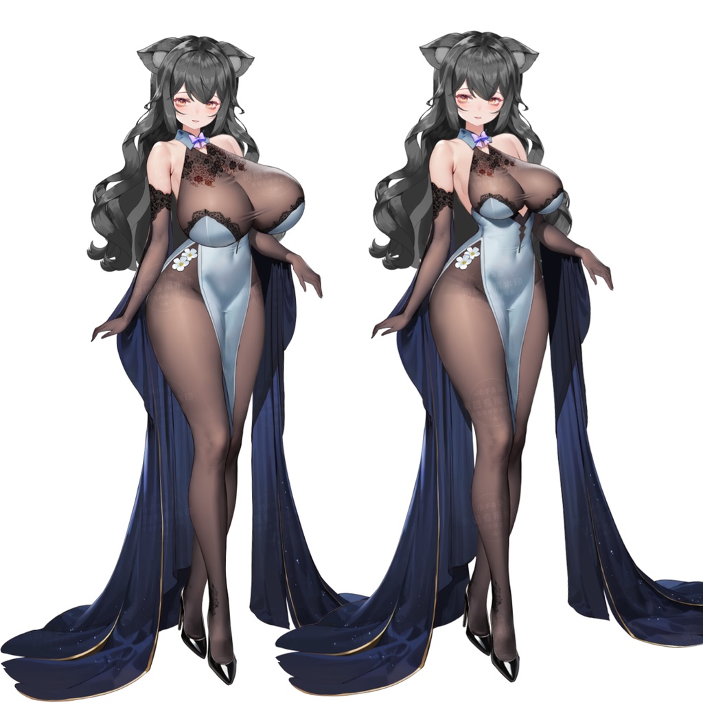 【Vts】【VTuber向け】【礼服】Vtuberライブダイナミックな新着/バーチャルキャスターVTSダイナミックペンダント