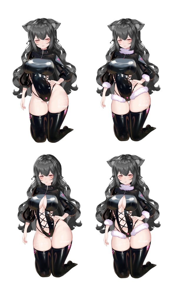 【Vts】【VTuber向け】【BLACK】Vtuberライブダイナミックな新着/バーチャルキャスターVTSダイナミックペンダント