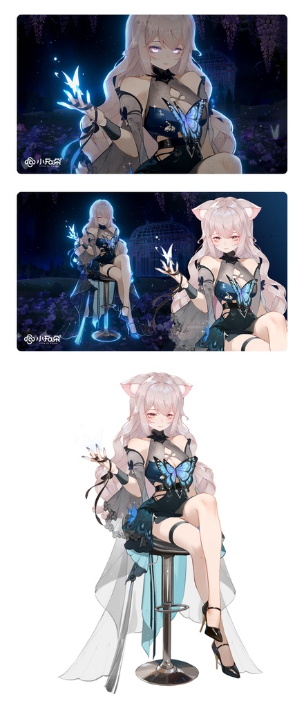 【Vts】【VTuber向け】【蝶萦】Vtuberライブダイナミックな新着/バーチャルキャスターVTSダイナミックペンダント