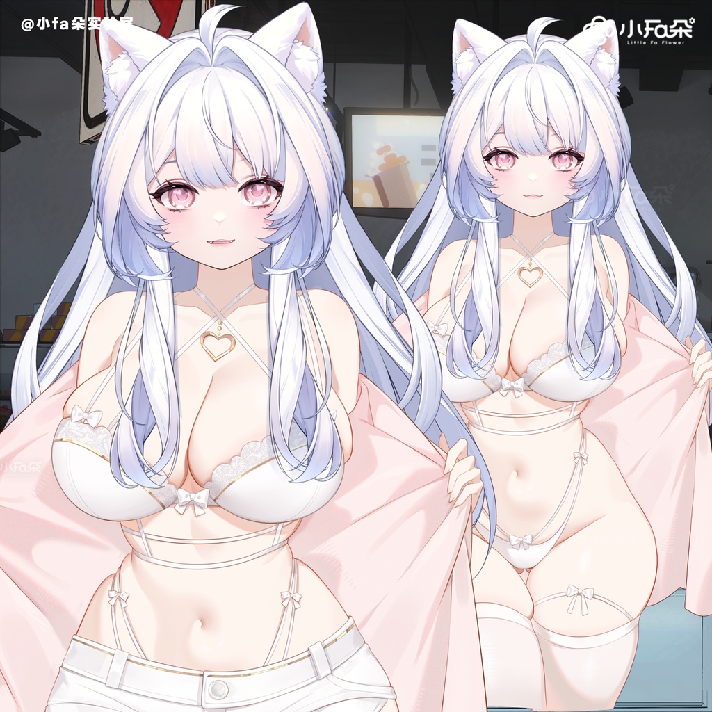 【Vts】【VTuber向け】【桃心】Vtuberライブダイナミックな新着/バーチャルキャスターVTSダイナミックペンダント