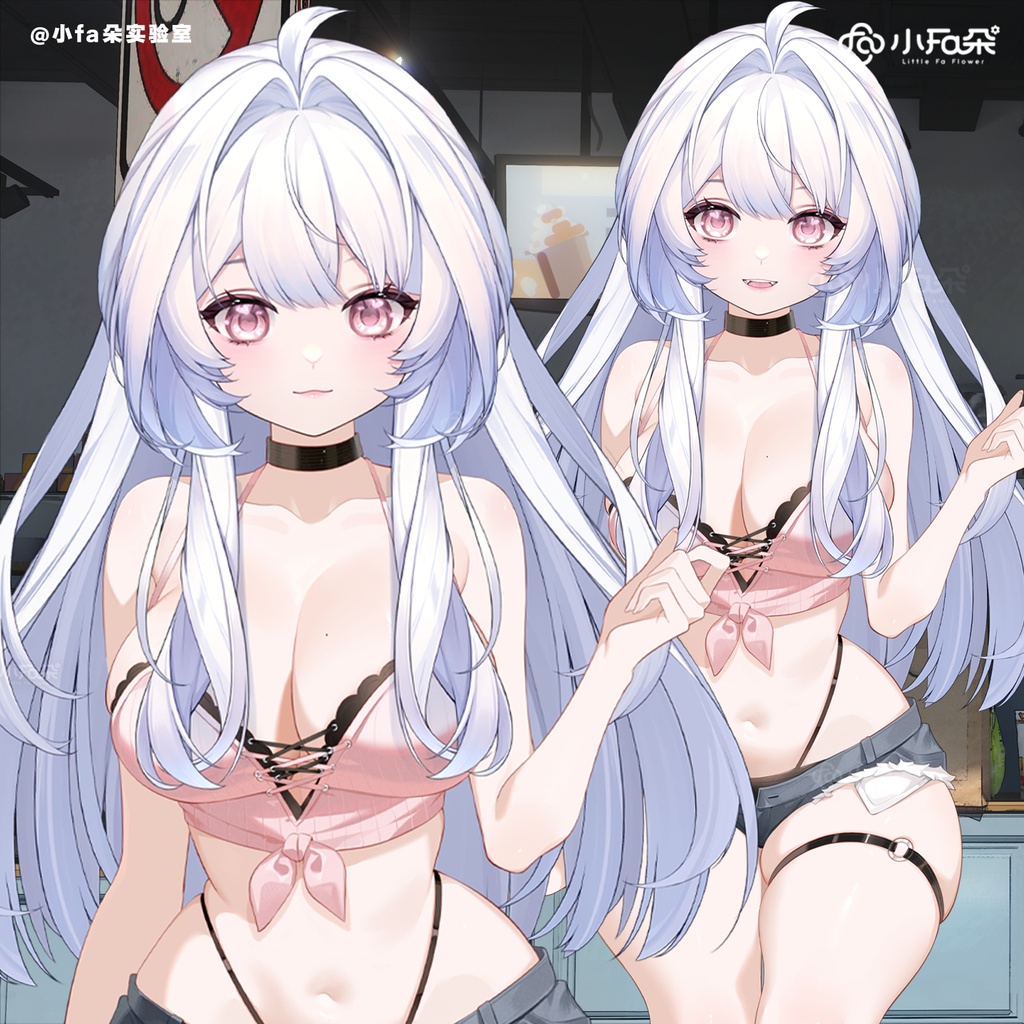 【Vts】【VTuber向け】【粉绮】Vtuberライブダイナミックな新着/バーチャルキャスターVTSダイナミックペンダント