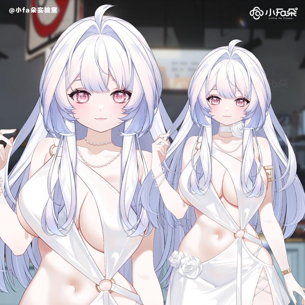 【Vts】【VTuber向け】【银雾花嫁】Vtuberライブダイナミックな新着/バーチャルキャスターVTSダイナミックペンダント