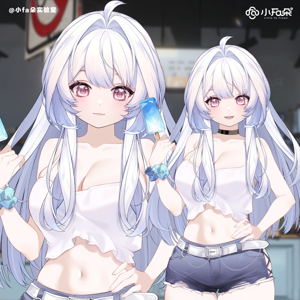【Vts】【VTuber向け】【海盐冰沙】Vtuberライブダイナミックな新着/バーチャルキャスターVTSダイナミックペンダント