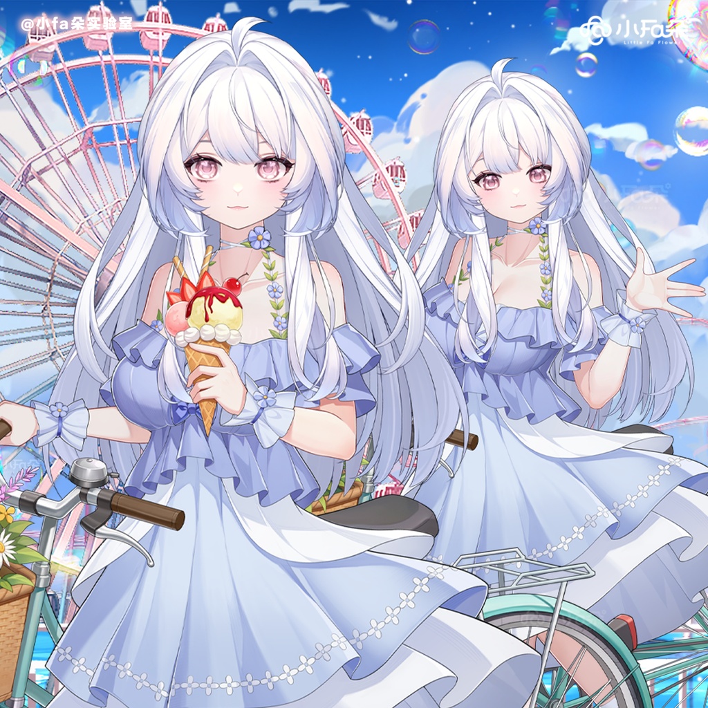【Vts】【VTuber向け】【蓝铃花语】Vtuberライブダイナミックな新着/バーチャルキャスターVTSダイナミックペンダント