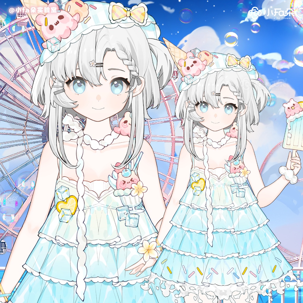 【Vts】【VTuber向け】【海盐泡泡·壹】Vtuberライブダイナミックな新着/バーチャルキャスターVTSダイナミックペンダント