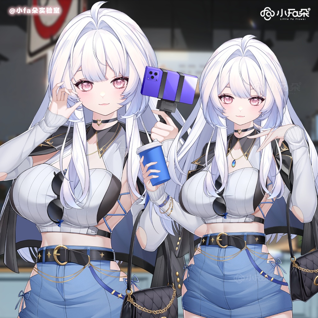 【Vts】【VTuber向け】【啡野】Vtuberライブダイナミックな新着/バーチャルキャスターVTSダイナミックペンダント