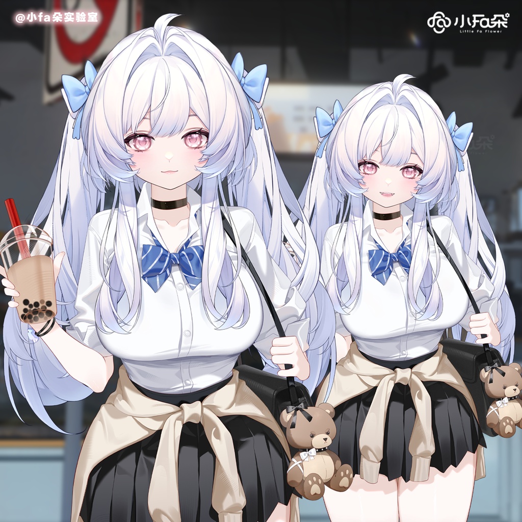 【Vts】【VTuber向け】【白褶】Vtuberライブダイナミックな新着/バーチャルキャスターVTSダイナミックペンダント
