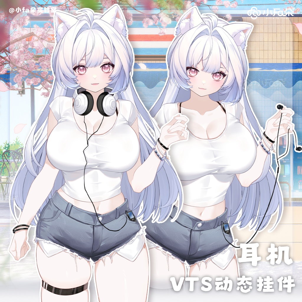 【Vts】【VTuber向け】【耳机】Vtuberライブダイナミックな新着/バーチャルキャスターVTSダイナミックペンダント