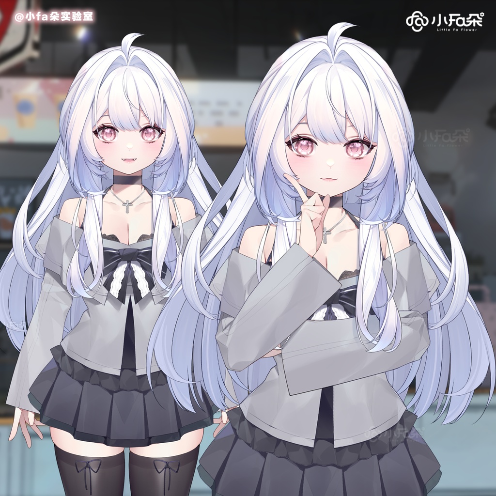 【Vts】【VTuber向け】【灰絮】Vtuberライブダイナミックな新着/バーチャルキャスターVTSダイナミックペンダント