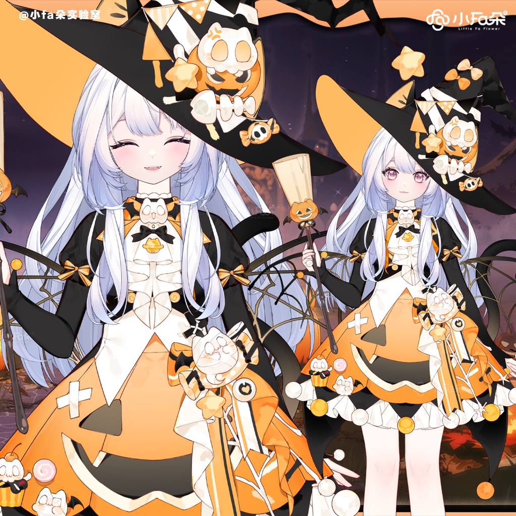 【Vts】【VTuber向け】【南瓜夜宴】Vtuberライブダイナミックな新着/バーチャルキャスターVTSダイナミックペンダント