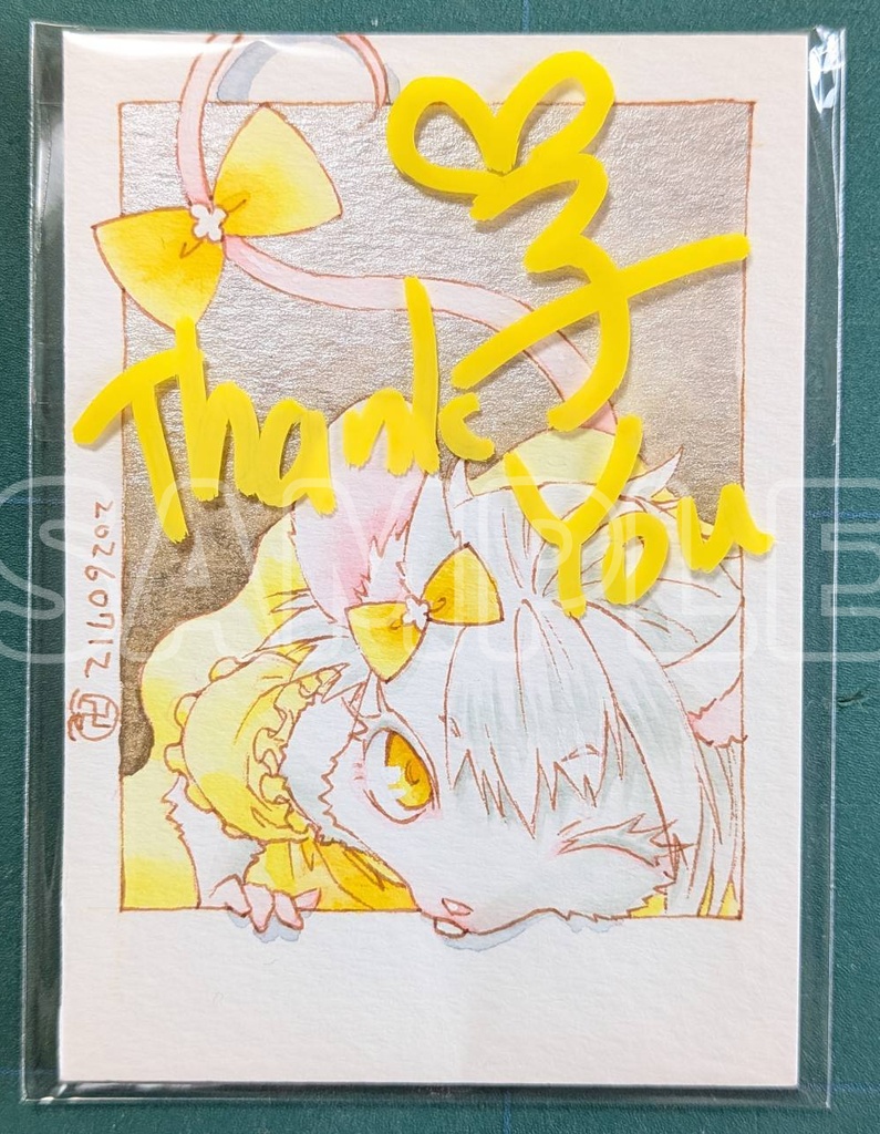 メスケモチェキ風イラストボード