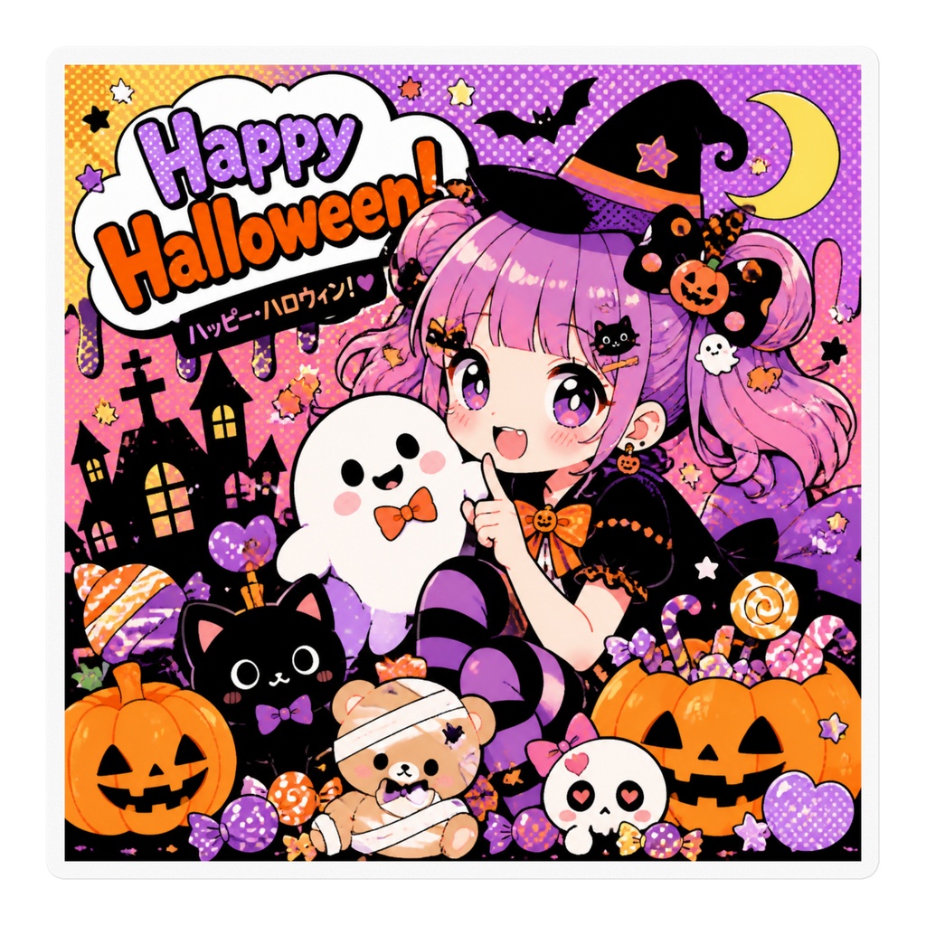 ハロウィン1 ステッカー