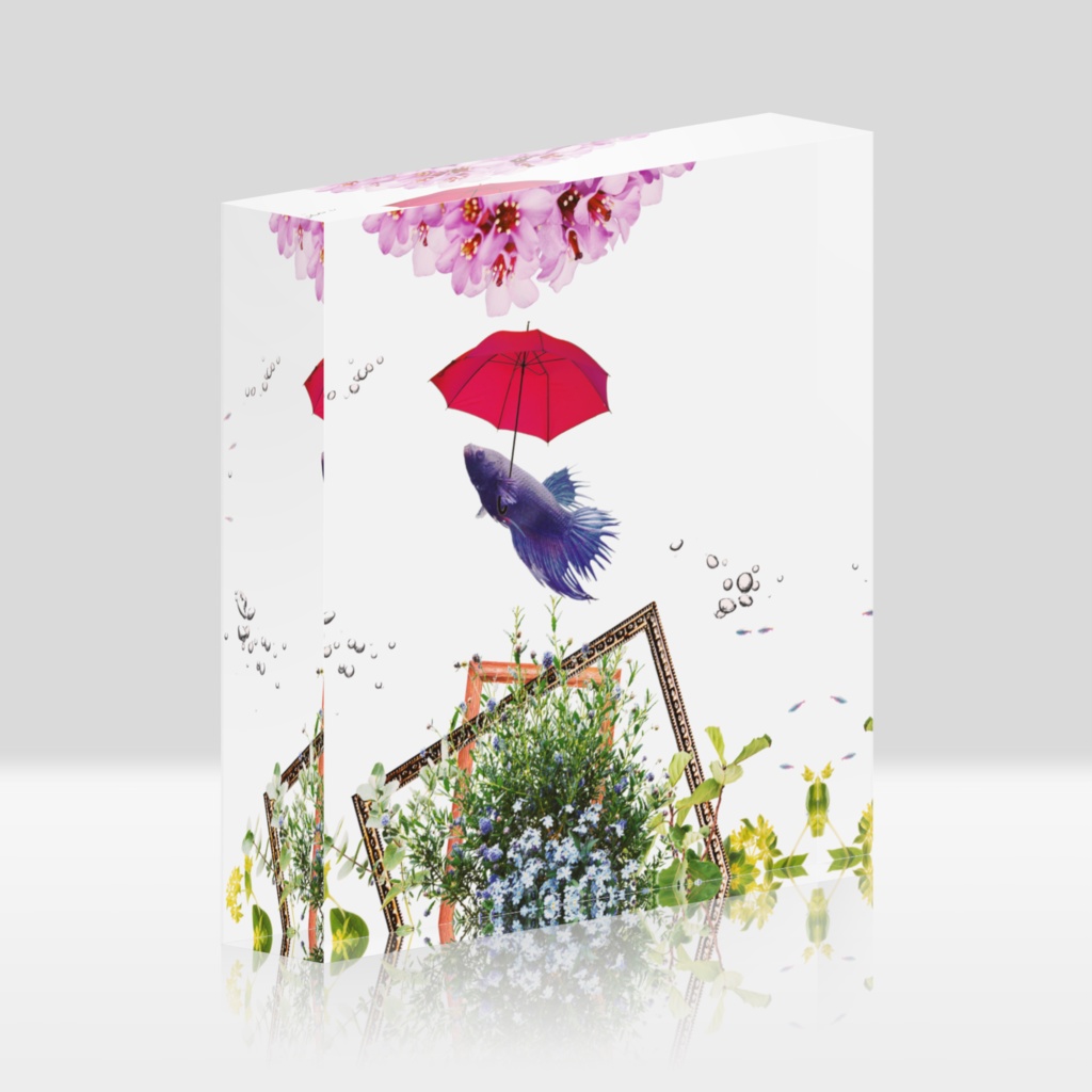 sakana umbrellaアクリルブロック