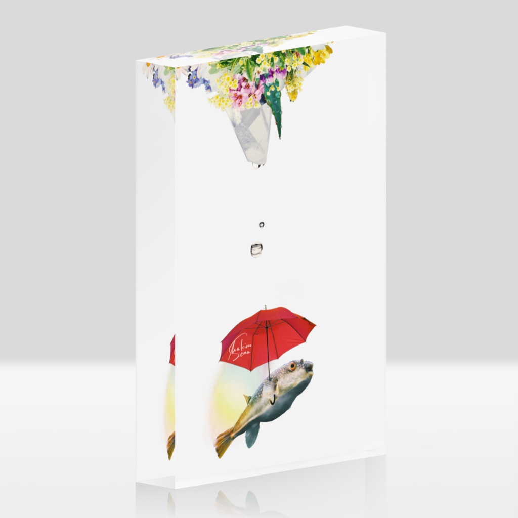 hugu umbrella アクリルブロック