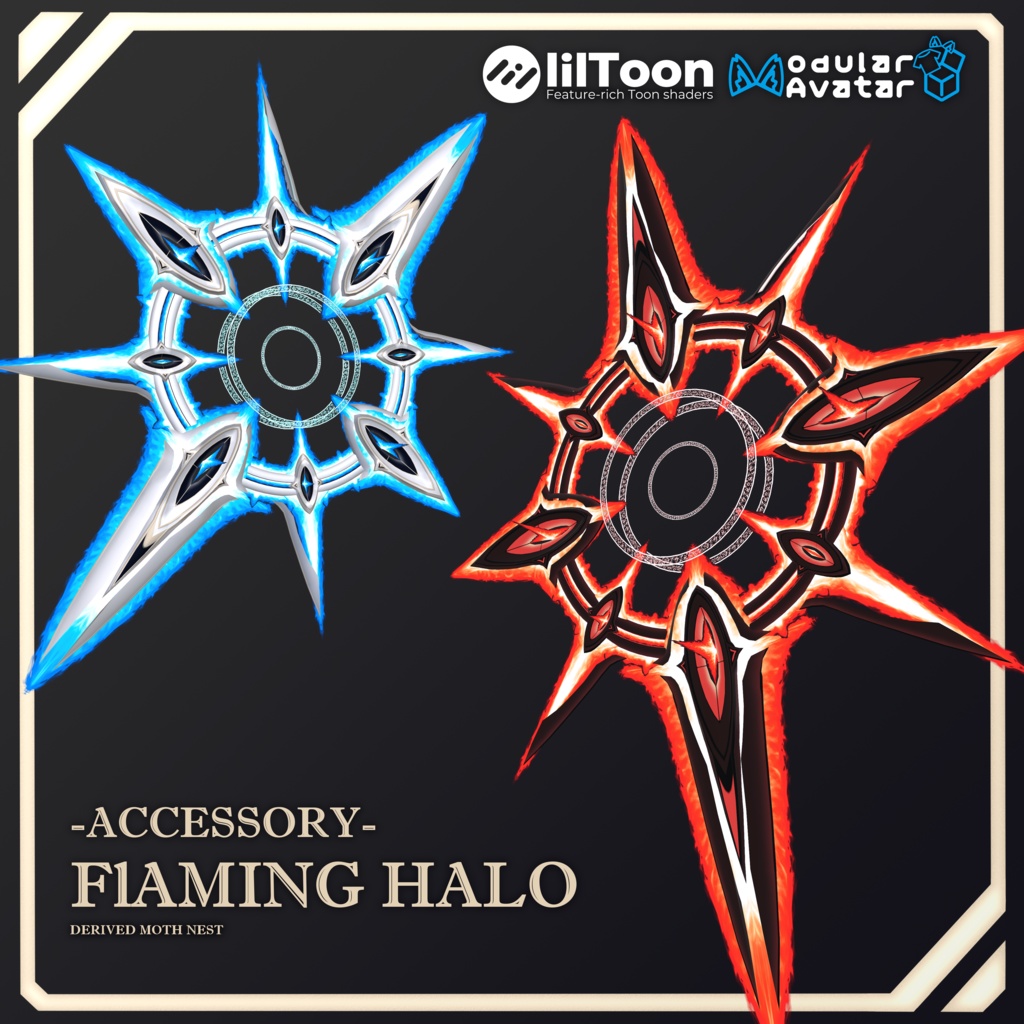 Accessory-Flaming Halo