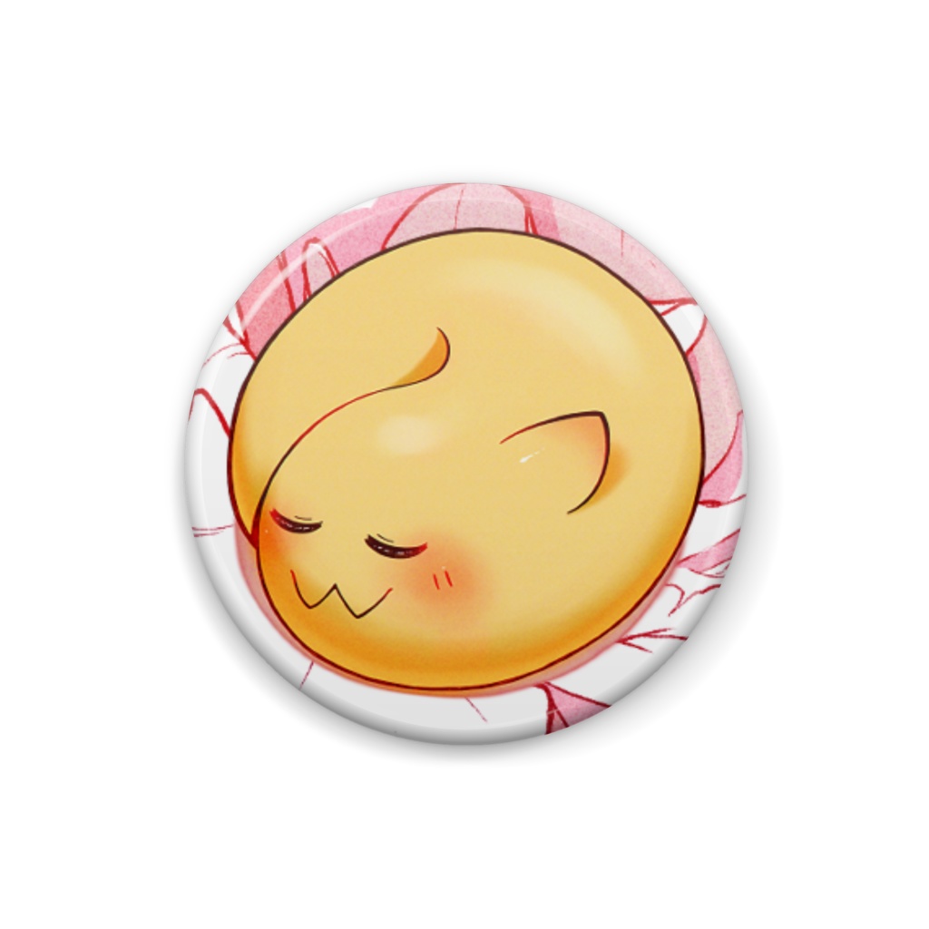 お花の上で寝るにゃんぷっぷー