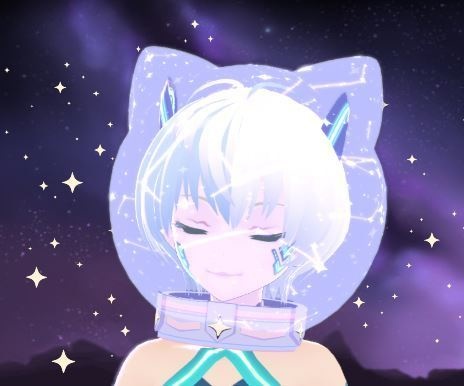 Vroid Space Cat Helmet