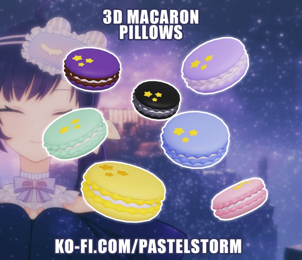3D Macarons