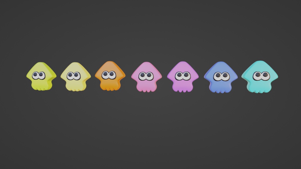 3D Splatoon Pillows
