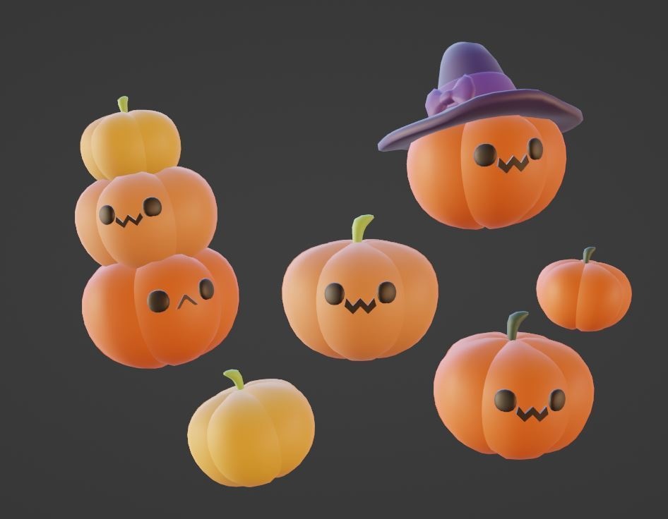 Halloween 3D Assets