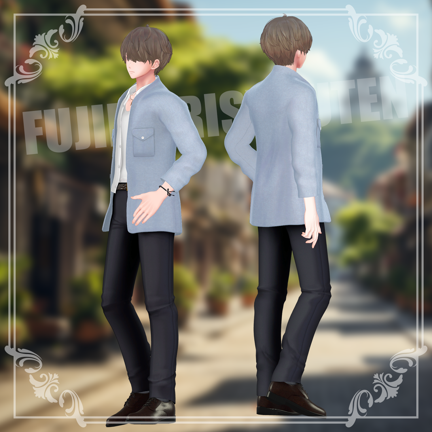 【SPRING_STRIDE】水瀬、狛乃対応 男性アバター向け衣装 MA対応 - 藤森商店 - BOOTH