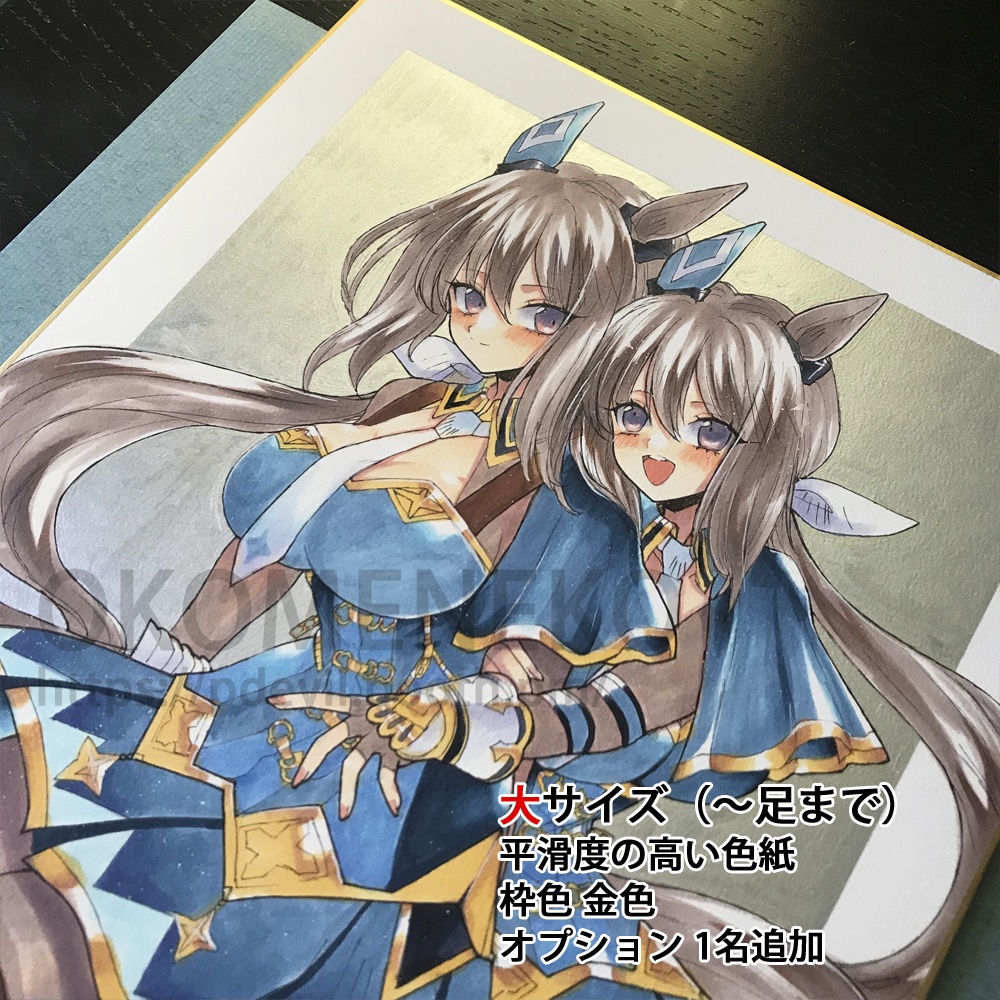 【次回2025年12月13日(土)22:00から受付再開】リクエスト色紙 オーダー色紙