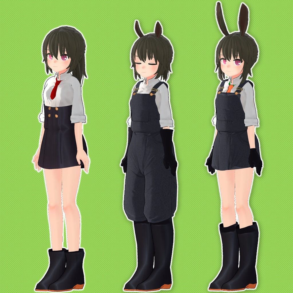 オリジナル3Dモデル「ぽてこ」