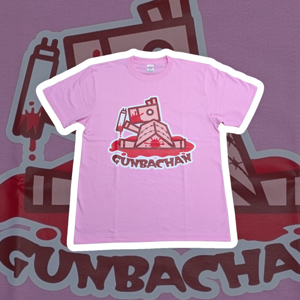 さんかくうまのグンバチャン Tシャツ(ピンク)