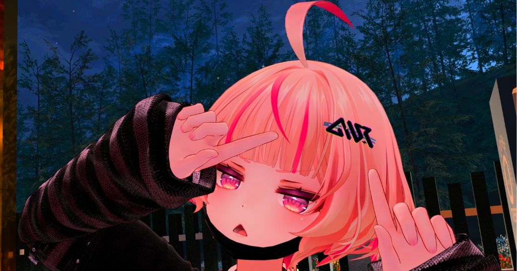 【VRchat】ARCANEロゴヘアピン