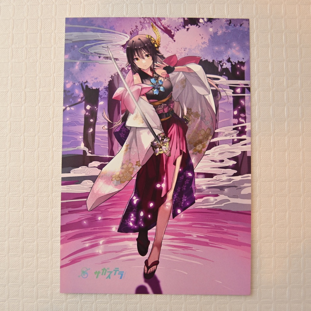 【桜音紫乃】ポストカード サガステラ2nd Anvグッズ