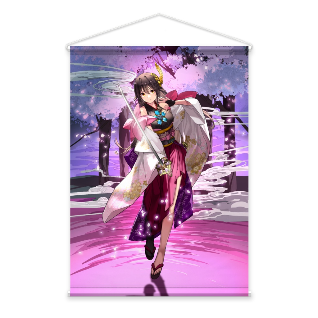 【桜音紫乃】タペストリー サガステラ2nd Anvグッズ