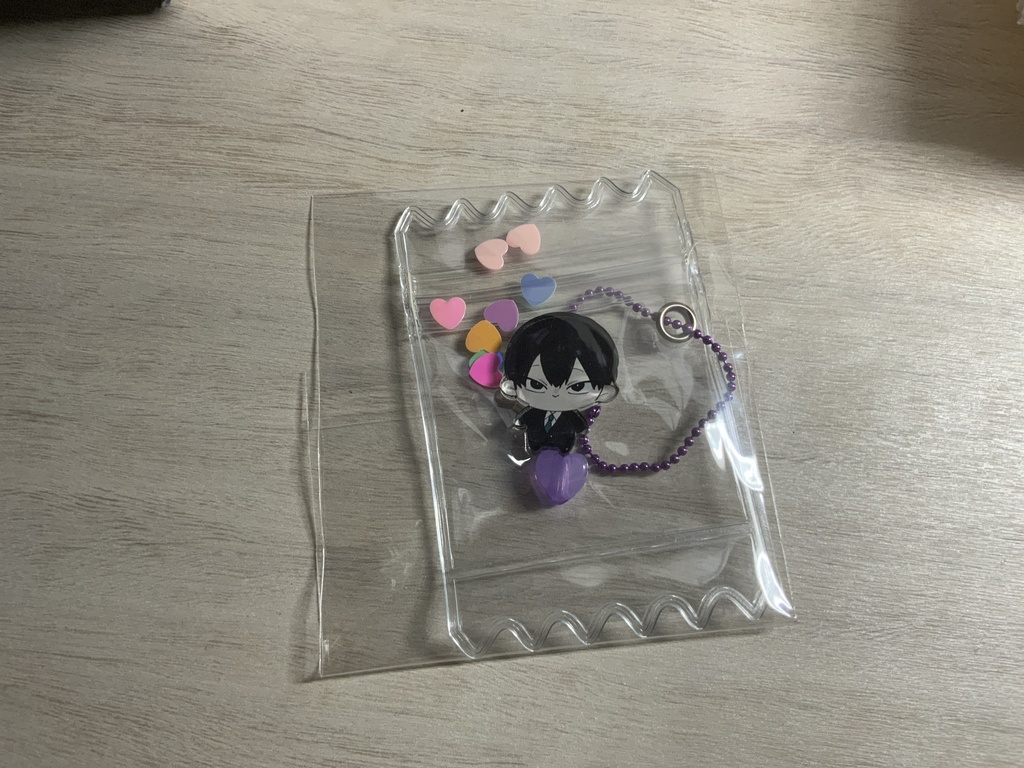 【キーホルダー】蓮くん　紫