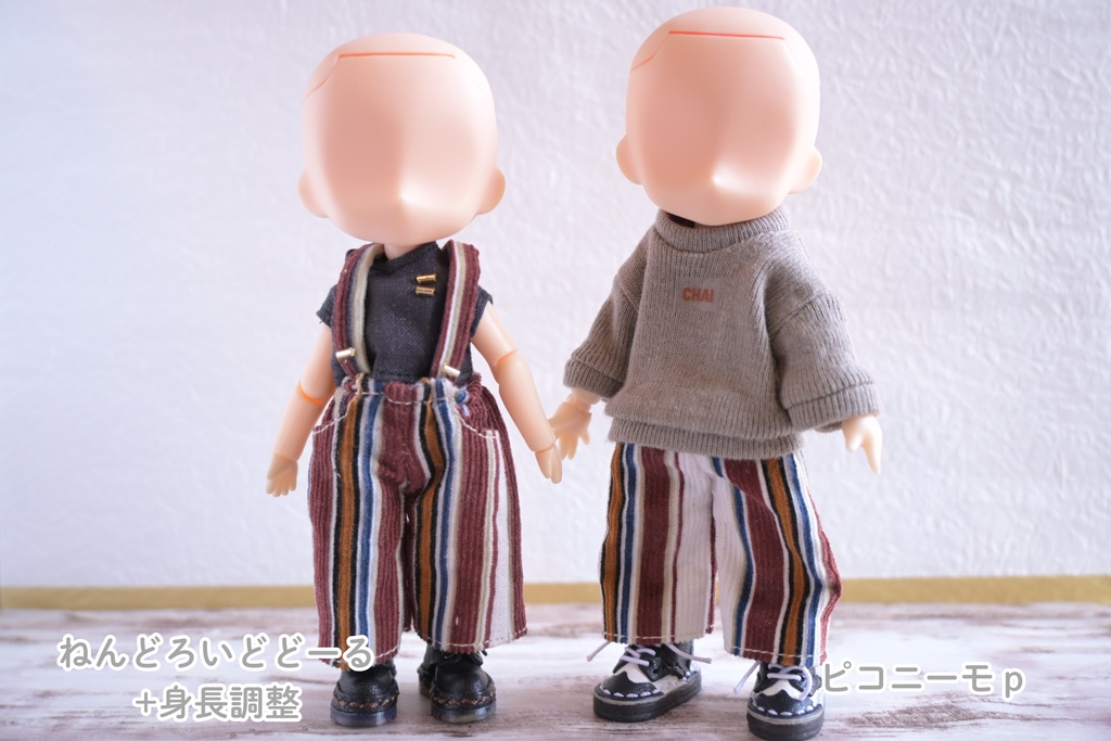 GINGER & CHAI トレーナーとサロペット