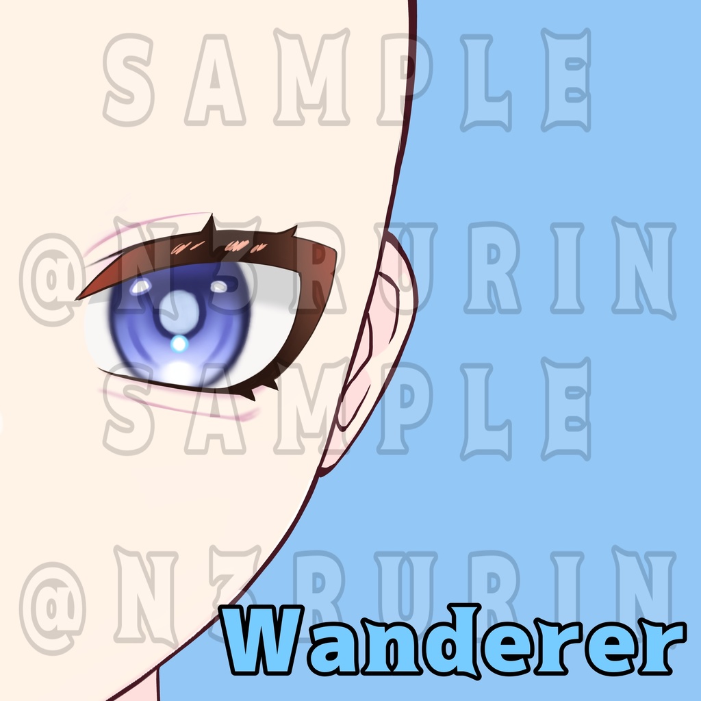 [5 pack] Genshin Impact Vroid Eye Texture pack (Sumeru ver.)