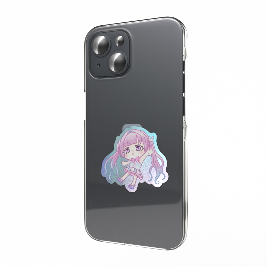 【受注生産】１周年記念オーロラスマホステッカー